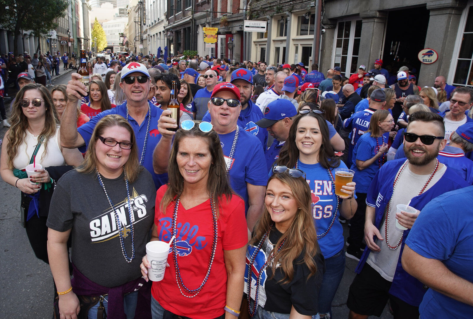 Buffalo Bills packers of NOLA Takeover Parade